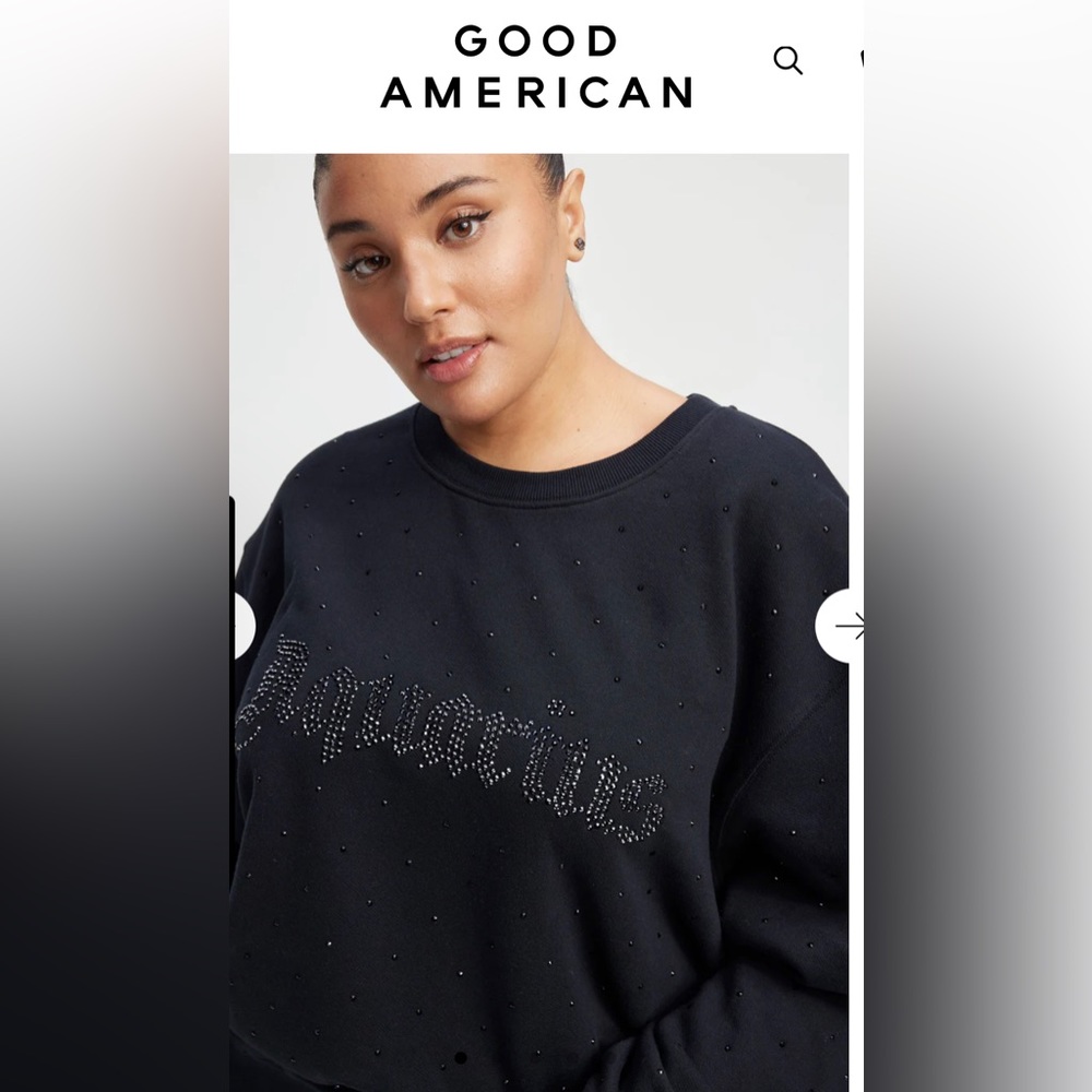 Good American Aquarius Zodiac Sweatshirt